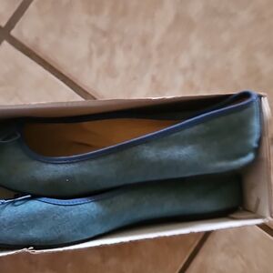Blue Slip-On Loafers with Minimalist Design